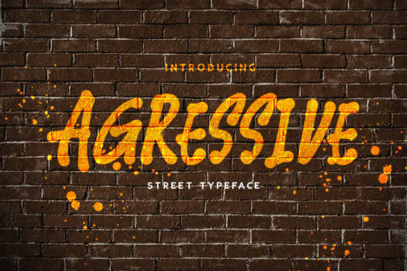 Agressive: A Display Font with Editorial Flair