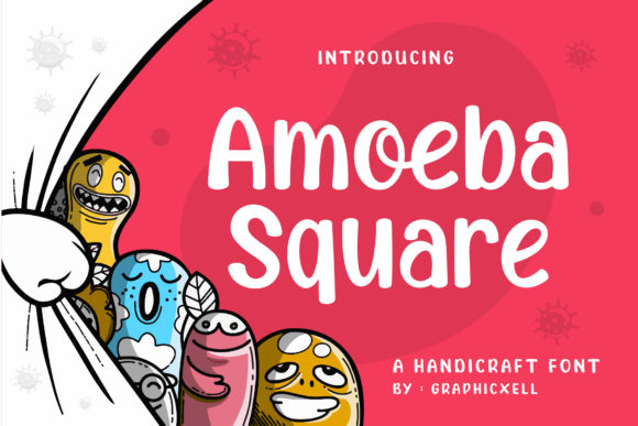 Amoeba Square: A Unique Display Font for Makers