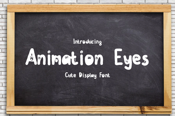 Animation Eyes: A Quirky Display Font That Brings Branding to Life