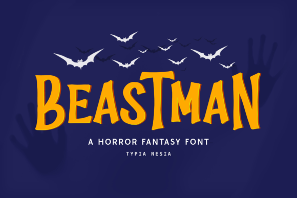 Beastman: A Brutalist Display Font for Bold Branding