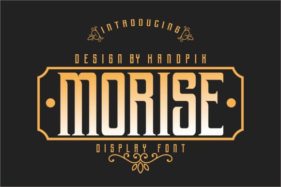 Bringing Websites to Life with the Morise Display Font