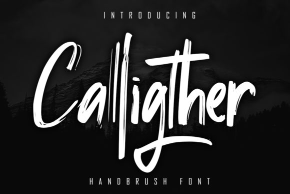 Calligther: A Bold Display Font for Impactful Web Design