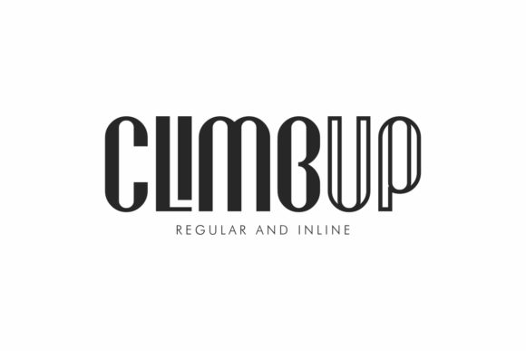 Climbup: A Modern Display Font for Bold Digital Design