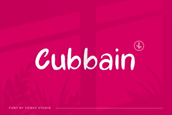 Cubbain: A Sweet and Expressive Display Font for Editorial Design