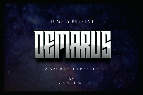 Demarus: A Bold Display Font for Memorable Branding