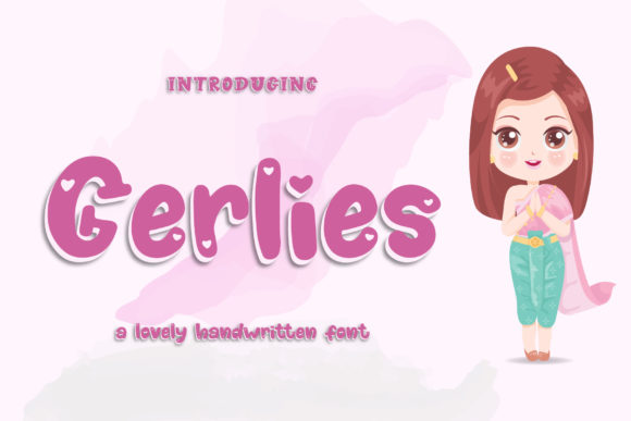 Gerlies: A Softly Expressive Display Font for Editorial and Digital Design