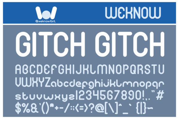 Gitch Gitch: A Modern Display Font for Future-Ready Brands