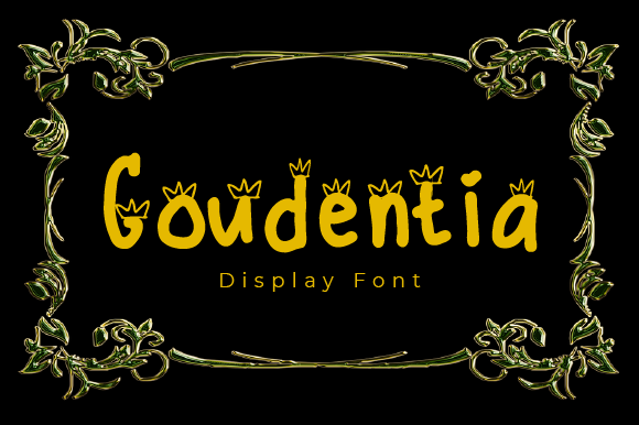 Goudentia: A Quirky Display Font That Elevates Digital Branding