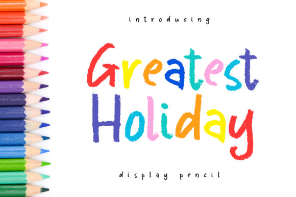 Greatest Holiday: A Playful Display Font for Web Design