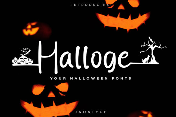 Halloge: A Spooky Display Font for Halloween Campaigns