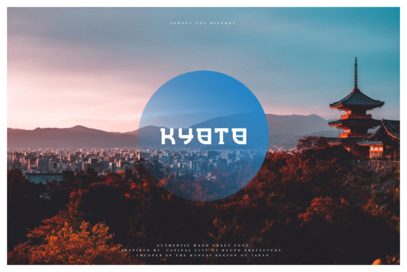 Kyoto: A Bold Display Font with Japanese Tradition for Modern Branding