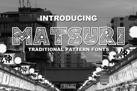 Matsuri: A Joyful Display Font for Crafters and Product Designers