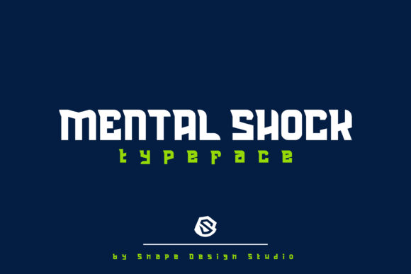 Mental Shock: A Bold Display Font for Editorial Design