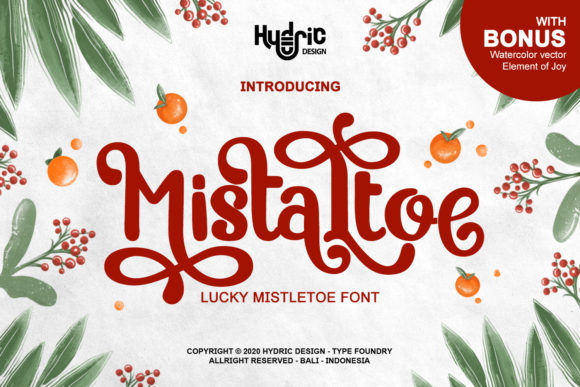 Mistaltoe: A Magical Display Font for Editorial Design