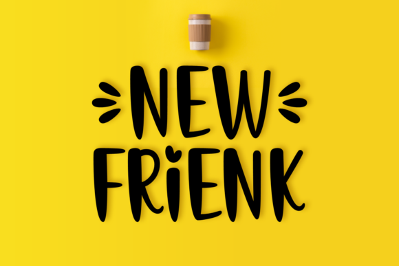 New Frienk: A Sweet, Stylish Display Font for Real Business Branding