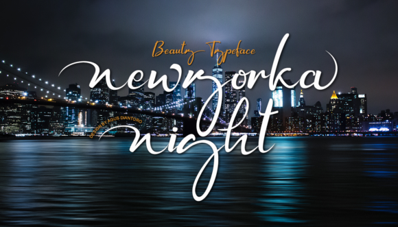 Newyorka Night: A Modern Display Font for Editorial Design