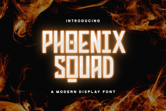 Phoenix Squad: A Bold Display Font for Modern Web Design Projects