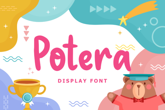 Potera: A Playful Display Font for Campaigns