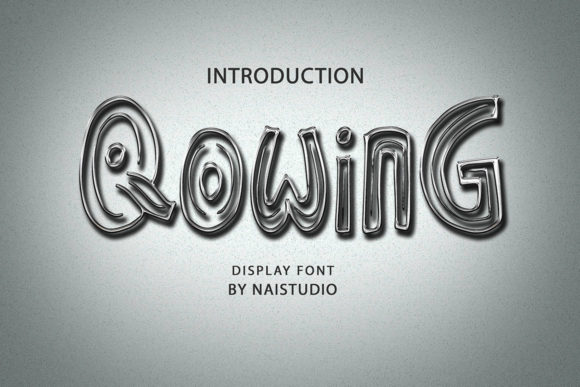 Qowing: A Display Font That Commands Attention in Digital Campaigns