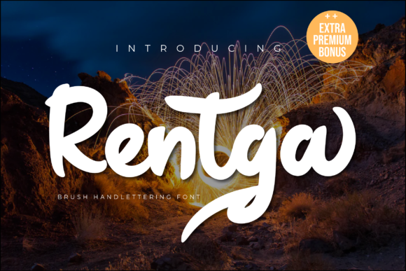 Rentga: A Modern Display Font for Campaigns