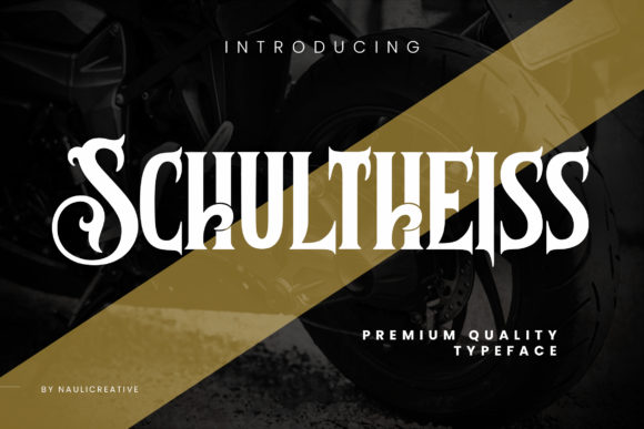 Schultheiss: A Unique Display Font for Crafters