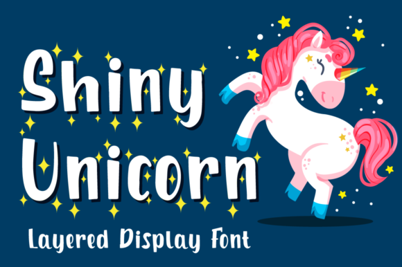 Shiny Unicorn: A Fun Display Font for Web Design