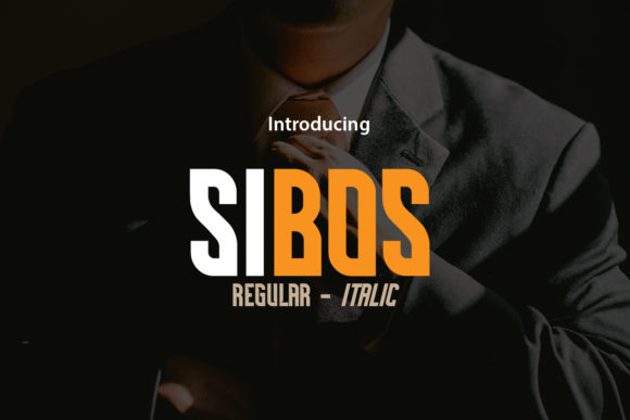 Sibos: A Bold Display Font for Branding