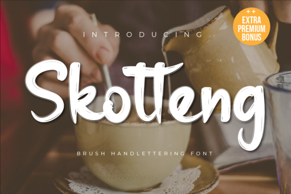 Skotteng: A Brushed Display Font for Modern Web Design