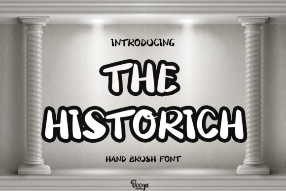 The Historich: A Quirky Display Font for Modern Editorial Design
